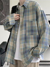 Men's Brushed Checkered Shirt