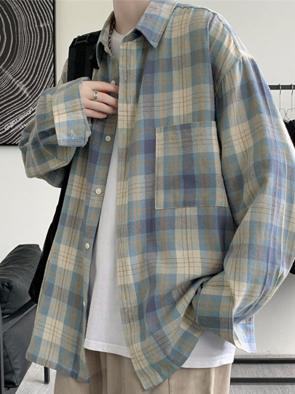 Men's Brushed Checkered Shirt