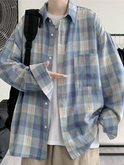 Men's Brushed Checkered Shirt