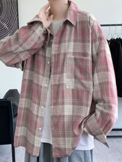 Men's Brushed Checkered Shirt