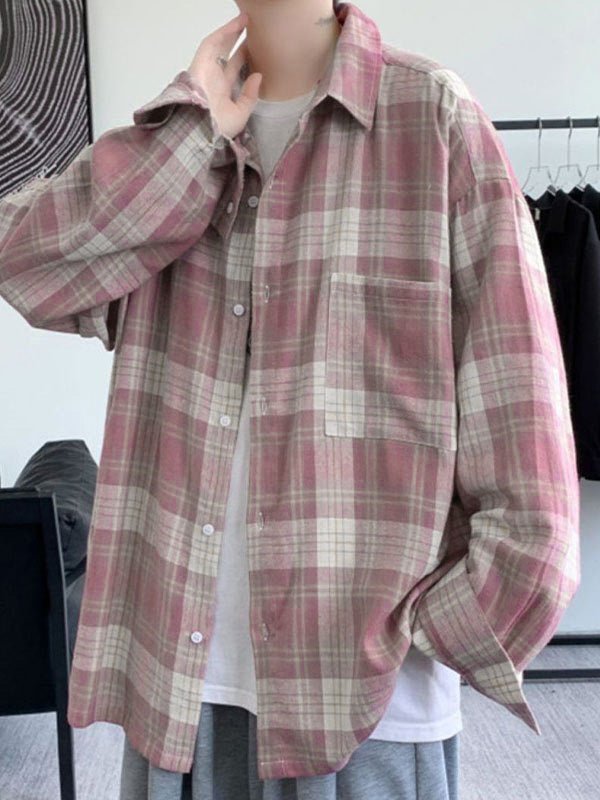 Men's Brushed Checkered Shirt