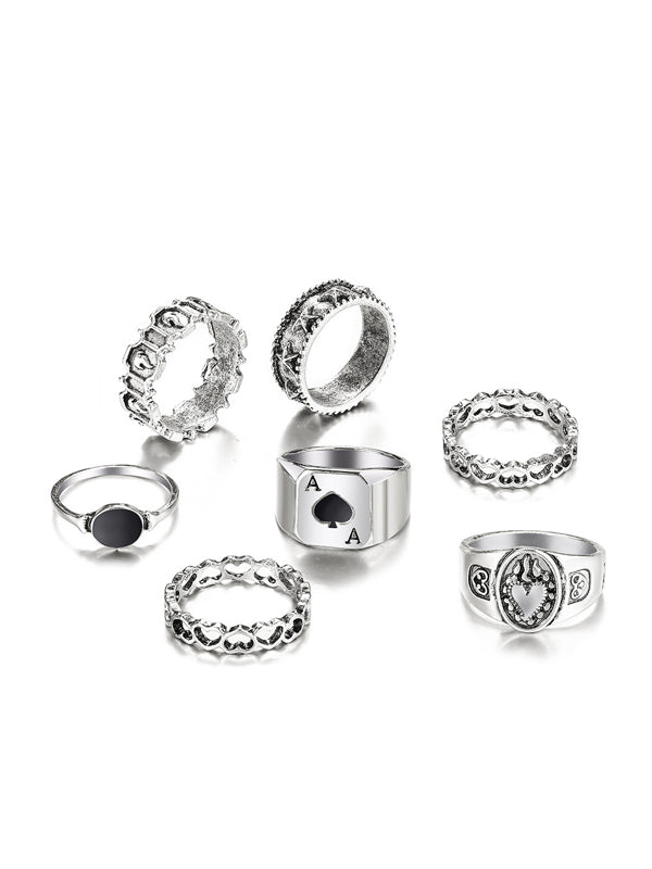 7Pcs Vintage Ring