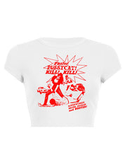 Band Graphic Crop Top