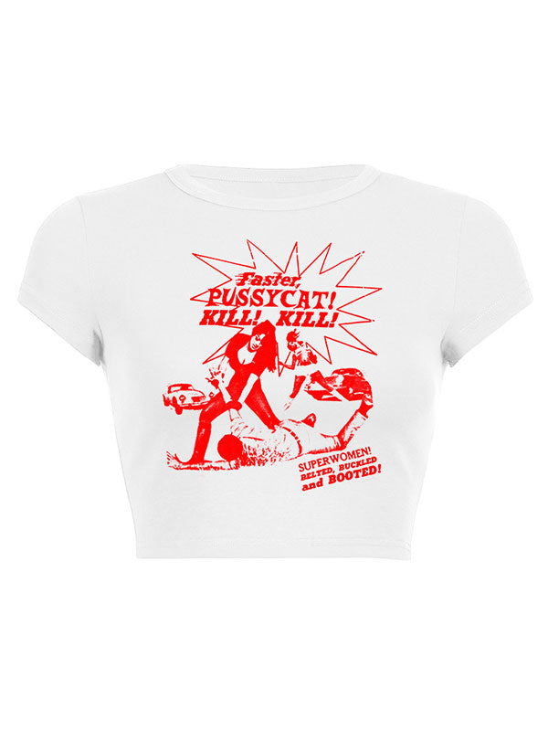 Band Graphic Crop Top