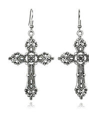 Vintage Cross Earrings