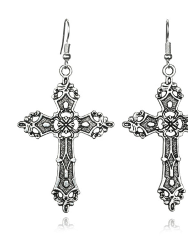 Vintage Cross Earrings