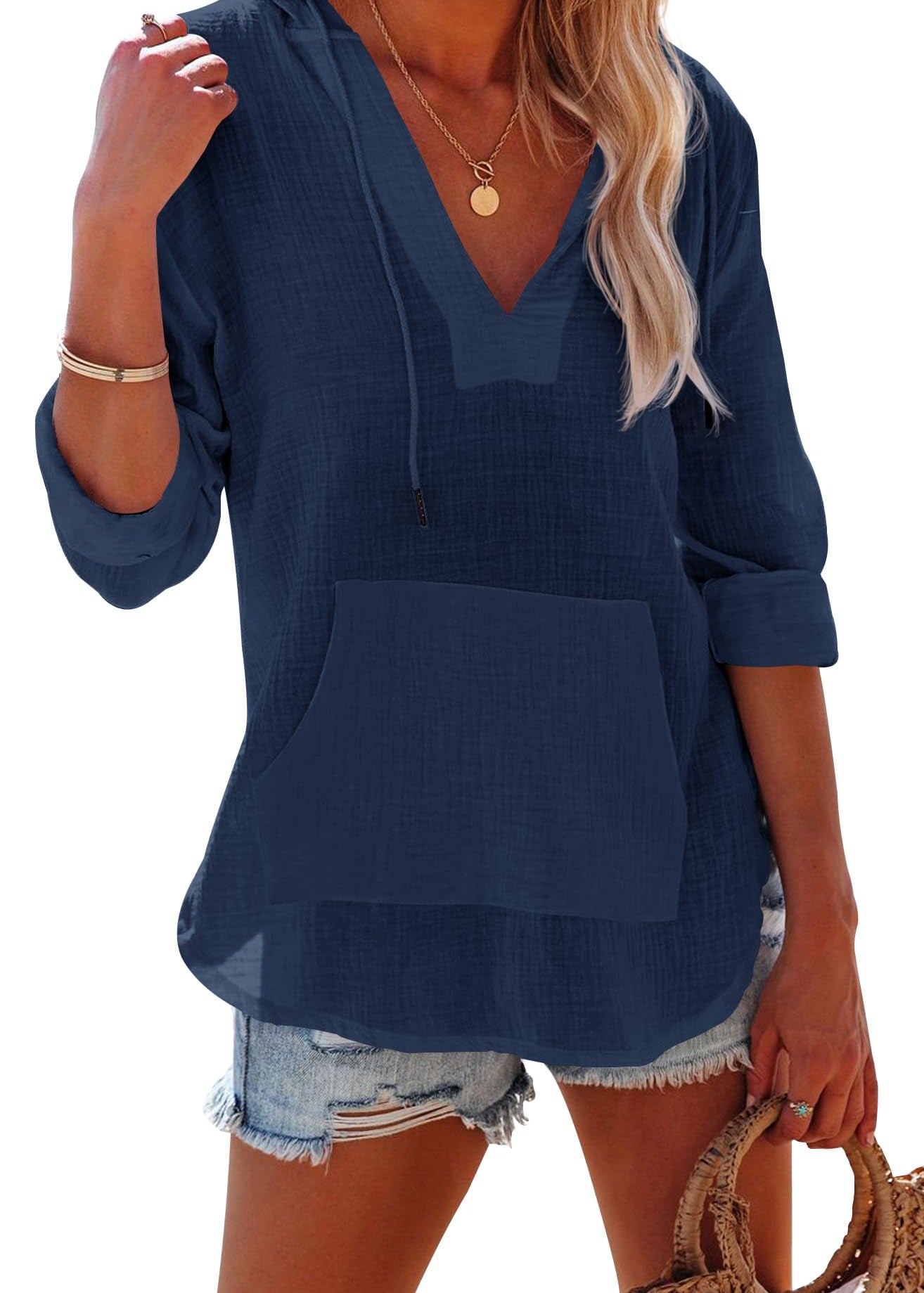 Women's V Neck Beach Cover Up