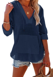 Women's V Neck Beach Cover Up