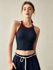One-Piece Two-Tone Tank Top