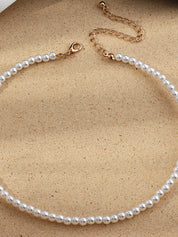 Faux Pearl Decor Necklace