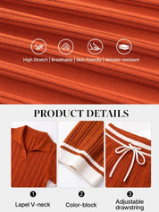 Women's 2 Piece Ribbed Knit Lounge Set