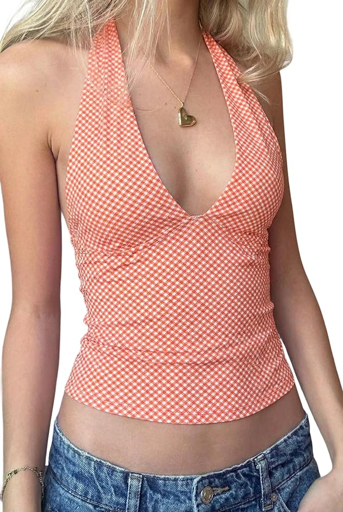Halter Tops for Women Summer Going Out Shirt