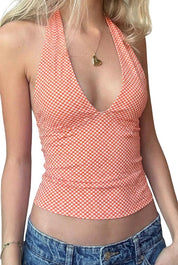 Halter Tops for Women Summer Going Out Shirt