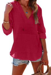 Women's V Neck Beach Cover Up