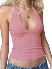 Halter Tops for Women Summer Going Out Shirt