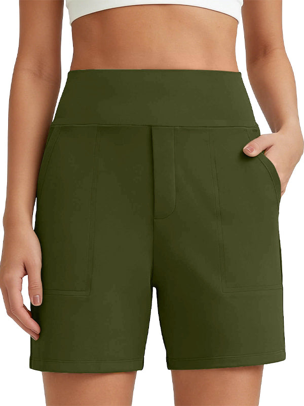 Women's Wide Leg Shorts with Pockets