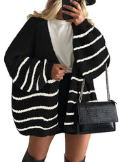Women's Open Front Oversized Cardigan Sweaters
