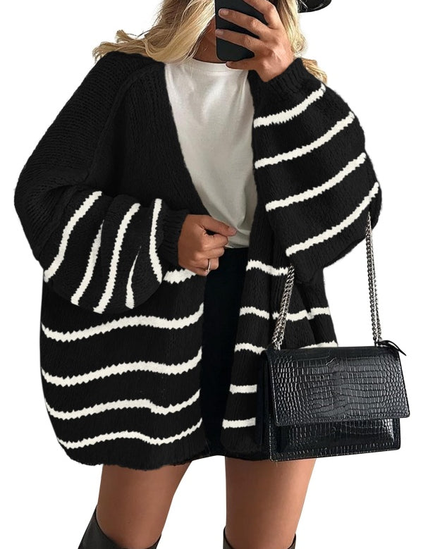 Women's Open Front Oversized Cardigan Sweaters