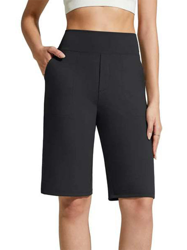 Knee Length Shorts with Pockets