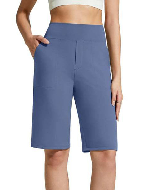 Knee Length Shorts with Pockets