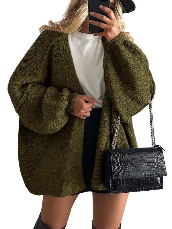 Women's Open Front Oversized Cardigan Sweaters