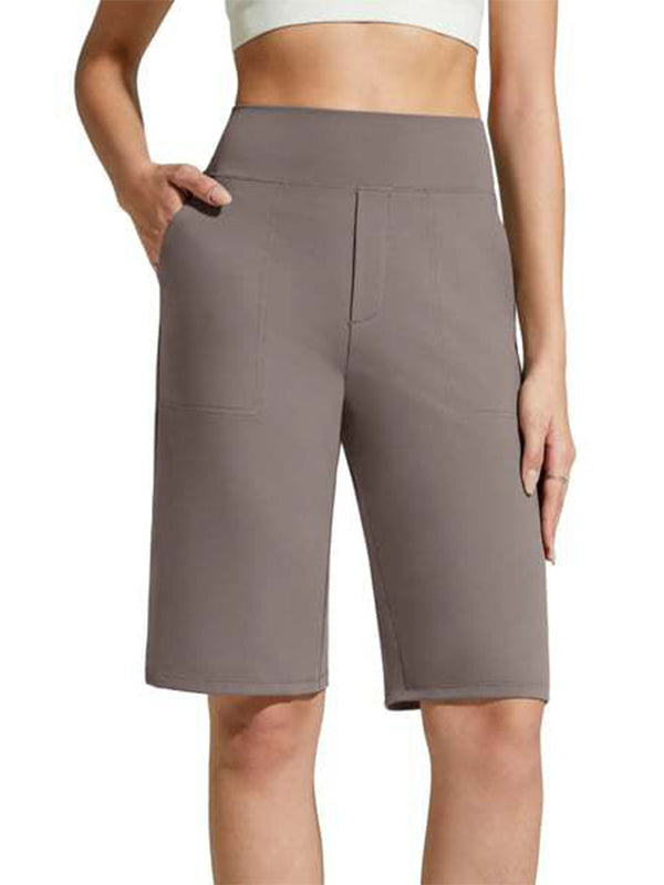Knee Length Shorts with Pockets