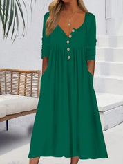 Waist-Cinching Dress With Heart Decoration