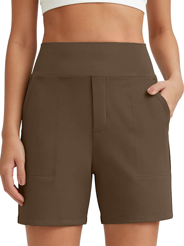 Women's Wide Leg Shorts with Pockets