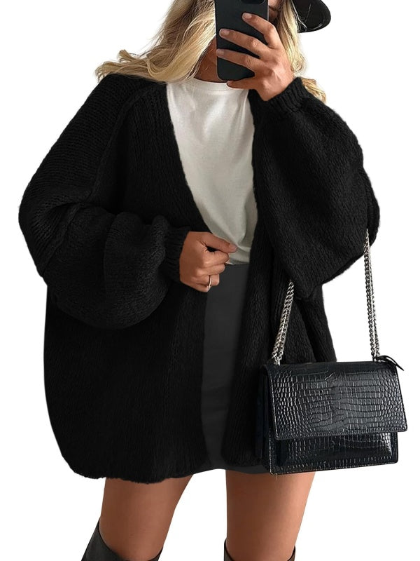 Women's Open Front Oversized Cardigan Sweaters