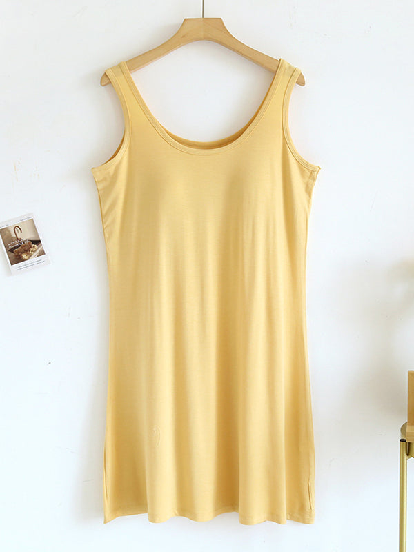 U-Neck Modal Dress Built-in Bra