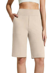 Knee Length Shorts with Pockets