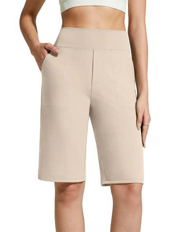 Knee Length Shorts with Pockets