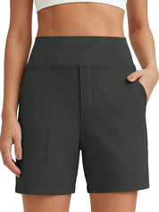 Women's Wide Leg Shorts with Pockets