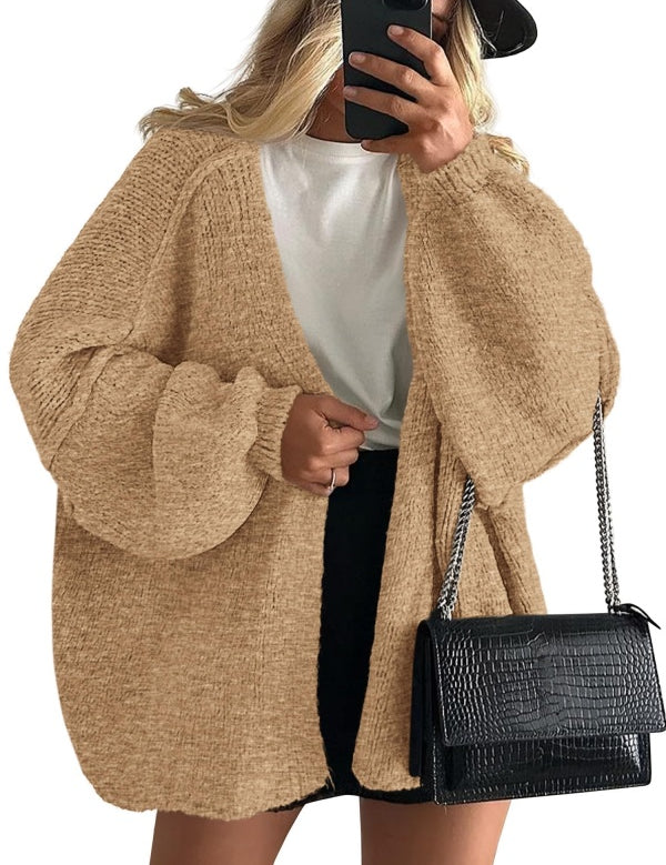 Women's Open Front Oversized Cardigan Sweaters