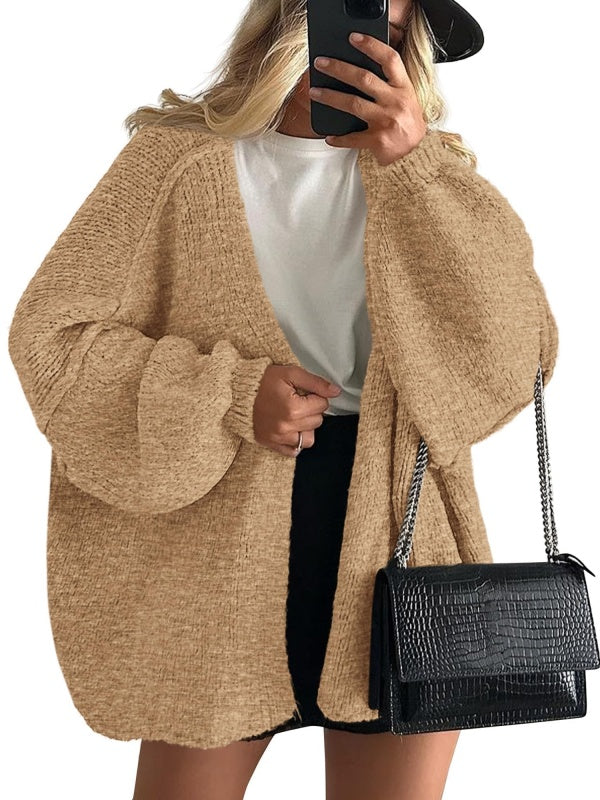 Women's Open Front Oversized Cardigan Sweaters