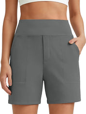 Women's Wide Leg Shorts with Pockets