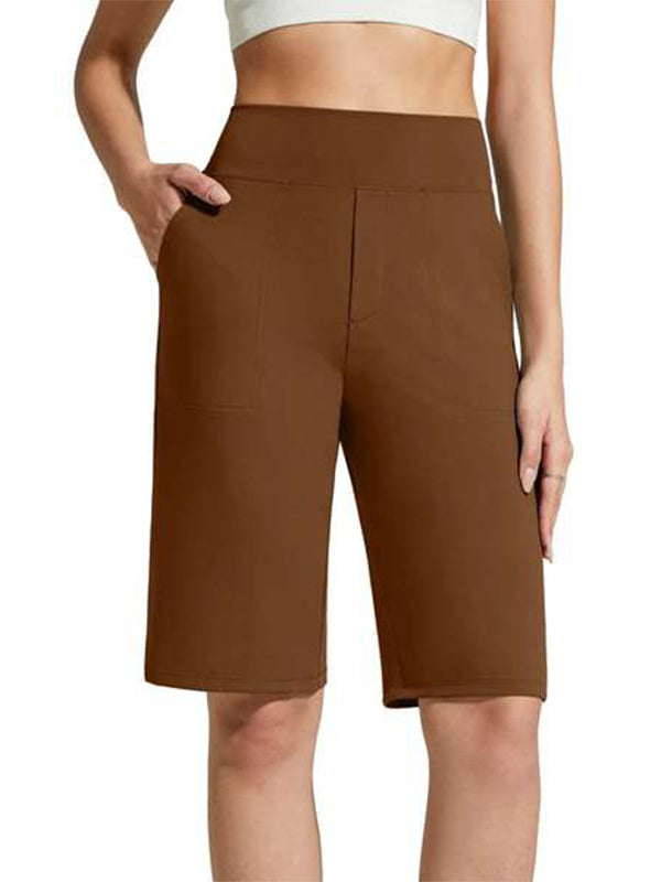 Knee Length Shorts with Pockets