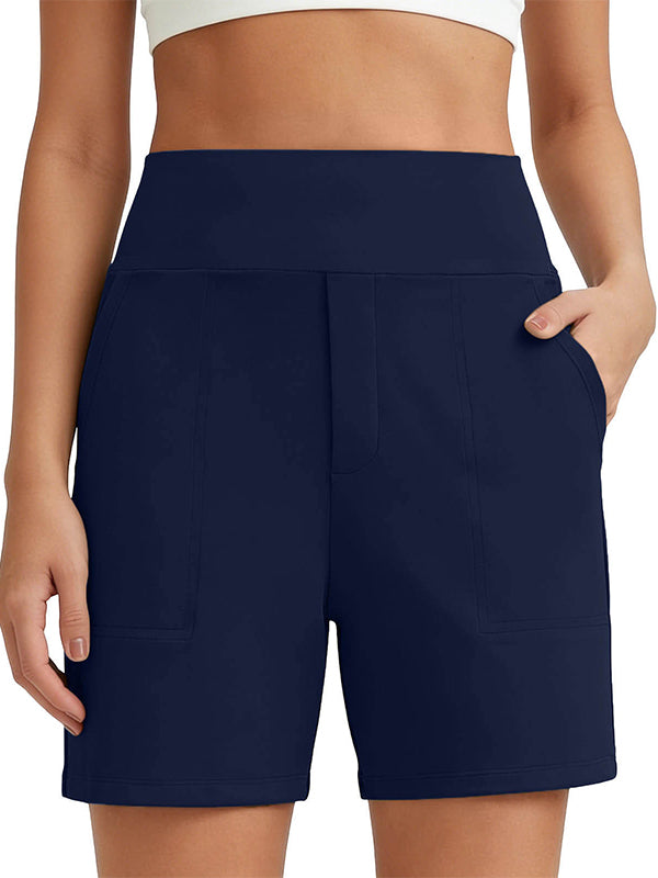 Women's Wide Leg Shorts with Pockets