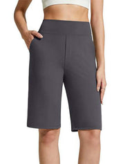 Knee Length Shorts with Pockets