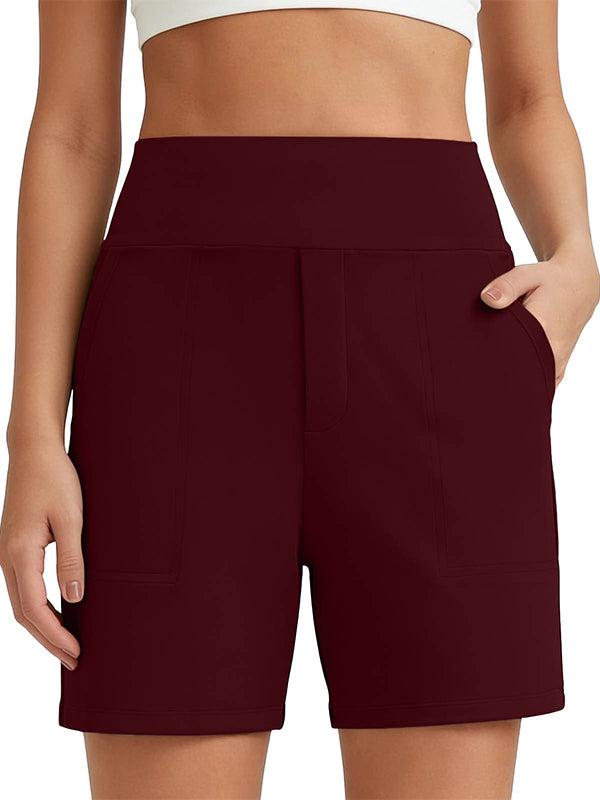 Women's Wide Leg Shorts with Pockets