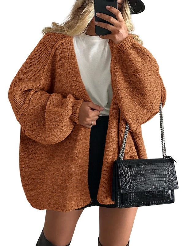 Women's Open Front Oversized Cardigan Sweaters