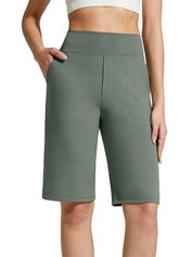 Knee Length Shorts with Pockets