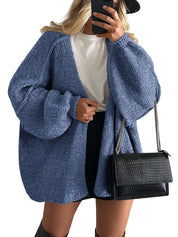Women's Open Front Oversized Cardigan Sweaters
