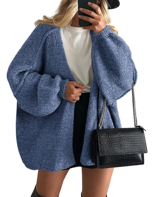 Women's Open Front Oversized Cardigan Sweaters