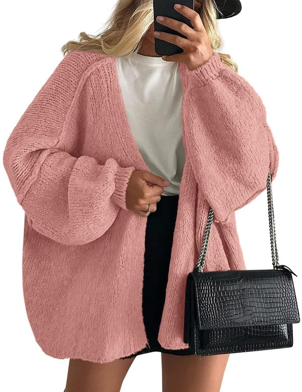 Women's Open Front Oversized Cardigan Sweaters