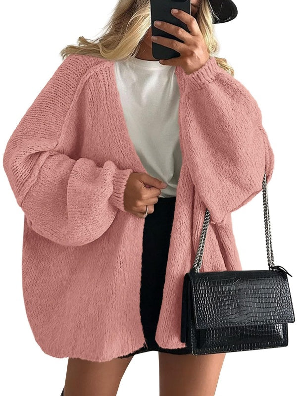 Women's Open Front Oversized Cardigan Sweaters