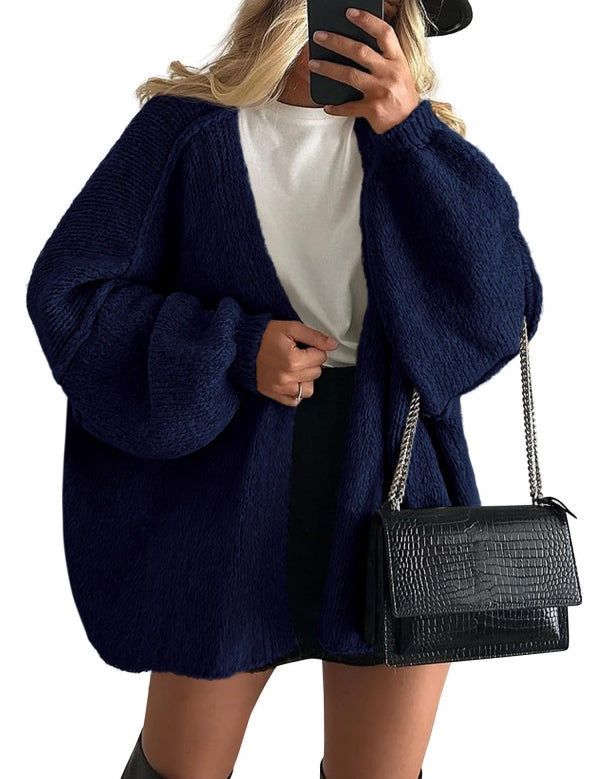 Women's Open Front Oversized Cardigan Sweaters