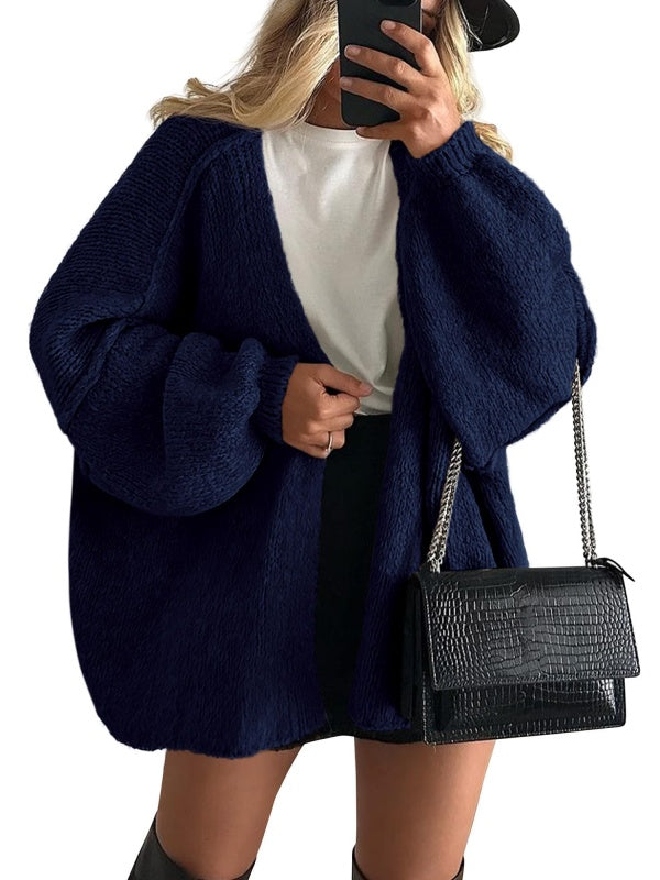 Women's Open Front Oversized Cardigan Sweaters