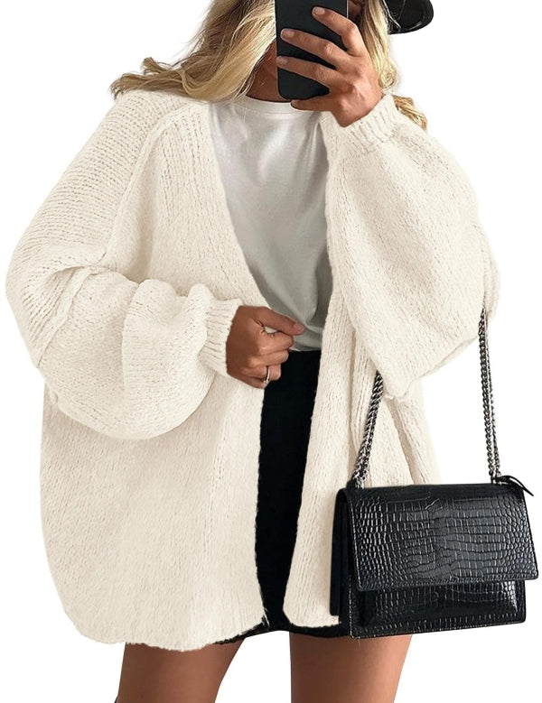 Women's Open Front Oversized Cardigan Sweaters