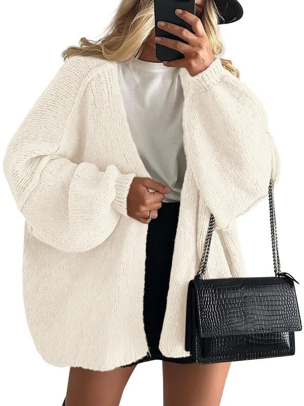 Women's Open Front Oversized Cardigan Sweaters